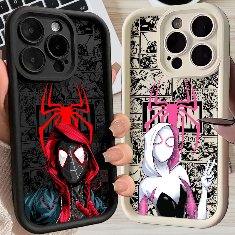 Phone Cases For Iphone 13 - Spiderman Miles Morales Gwen Marvel Comics