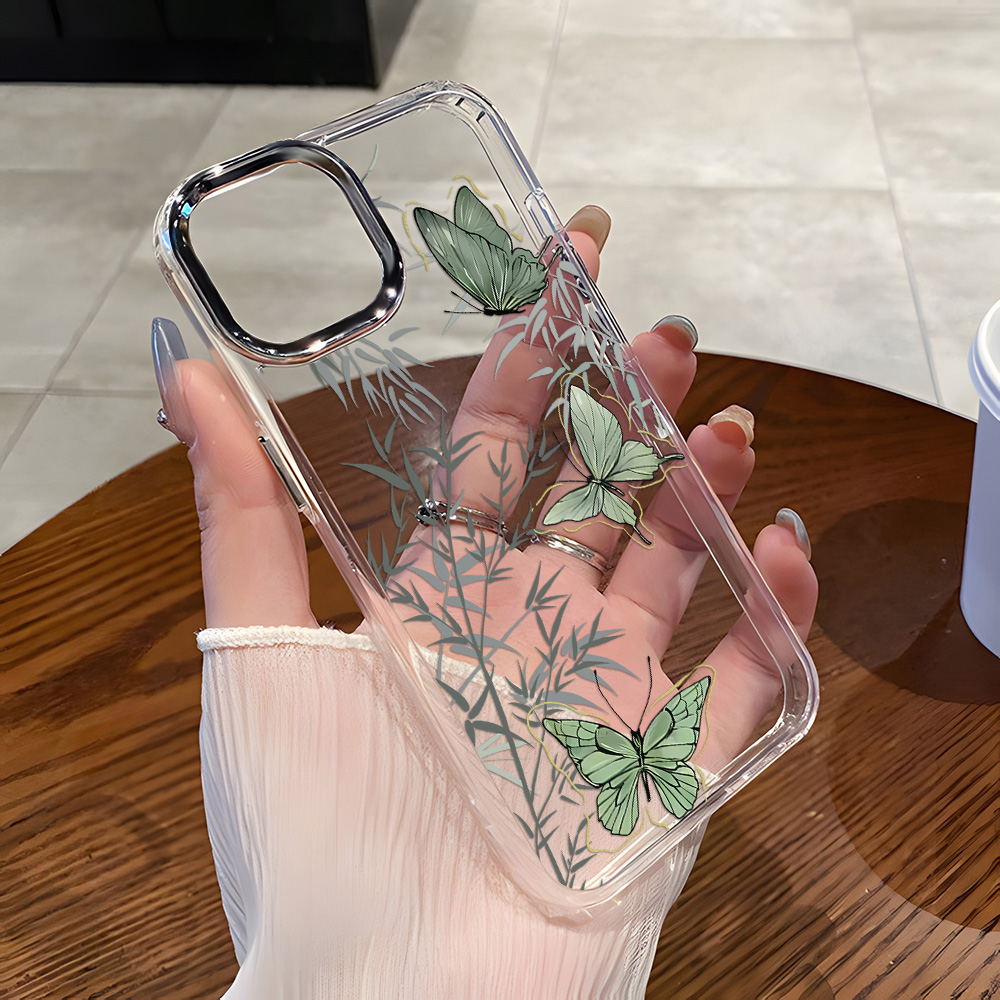 Phone Cases Galaxy A16 5G - Silikon Schmetterling Fall Für Samsung A56