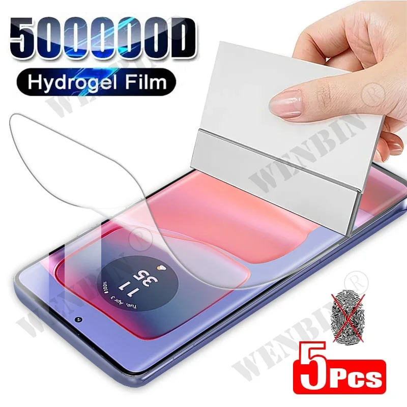 Phone Cases Moto G - 5 Stück Hydrogel-Folie für Moto Motorola