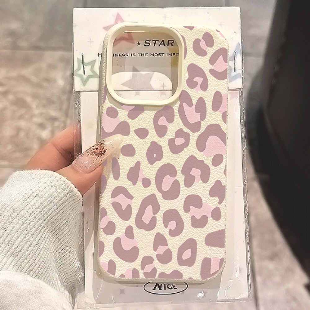 Phone Cases Purple - Hellviolette Leopardenmuster-Handyhülle für iPhone 17 16