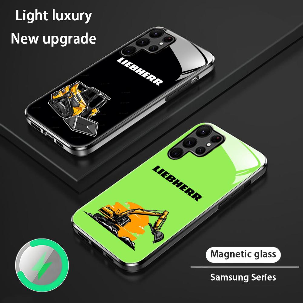 Phone Cases Magnetic - LOGO L-liebherr Bagger Handyhülle für Samsung