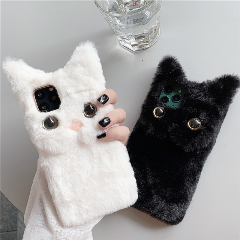 3D Niedliche Cartoon-Katze Plü – Phone Cases For Iphone 13 Bewertung und Preis
