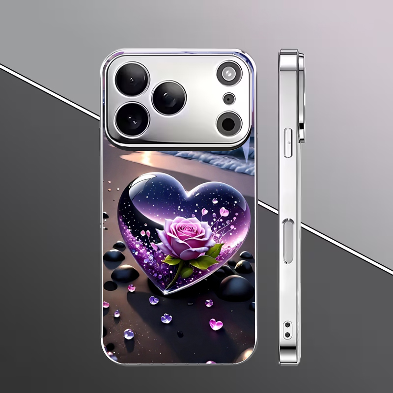 Herzförmige Lila Rose Strand G – Phone Cases Purple Bewertung und Preis