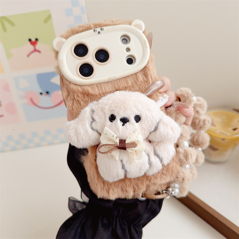 3D-Cartoon-Bowknot-Welpen-warm – Phone Cases For Iphone 13 Bewertung und Preis