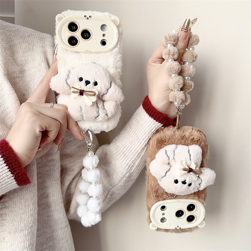 3D-Cartoon-Bowknot-Welpen-warm – Phone Cases For Iphone 13 Bewertung und Preis