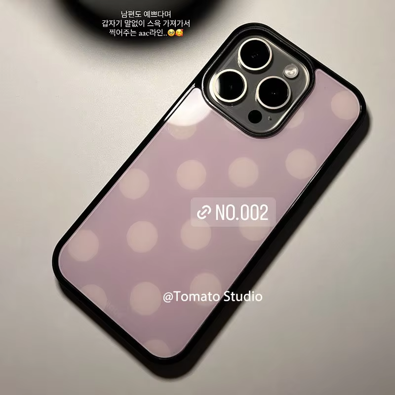 Koreanische Ins-Mode Lila Polk – Phone Cases Purple Bewertung und Preis