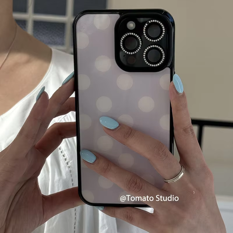 Koreanische Ins-Mode Lila Polk – Phone Cases Purple Bewertung und Preis