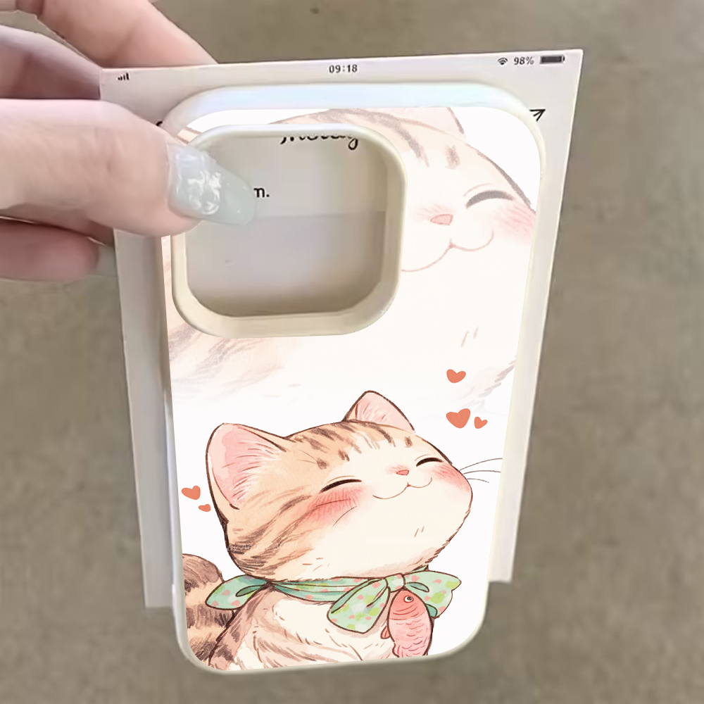 Orange Katzenfisch-Herz Handyh – Phone Cases Orange Bewertung und Preis