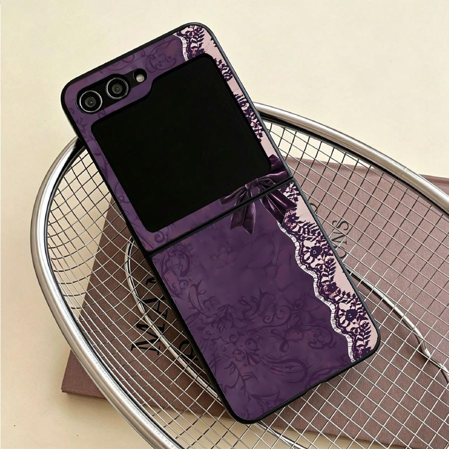 Hülle für Samsung Galaxy Flip5 – Phone Cases Purple Bewertung und Preis
