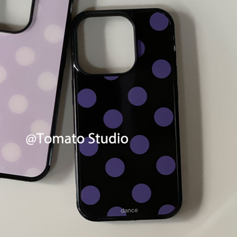 Koreanische Ins-Mode Lila Polk – Phone Cases Purple Bewertung und Preis