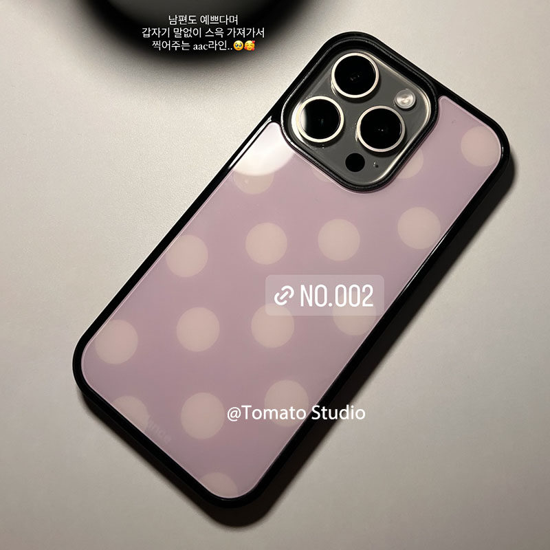 Koreanische Ins-Mode Lila Polk – Phone Cases Purple Bewertung und Preis