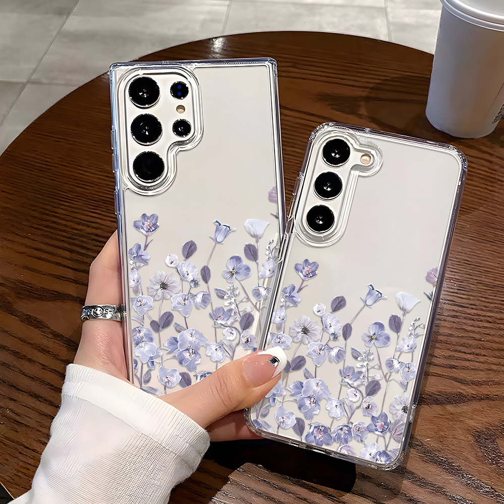 Lila Blumen Handyhülle für Sam – Phone Cases Purple Bewertung und Preis