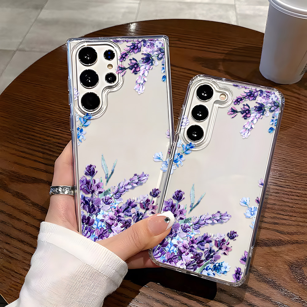 Lila Blumen Handyhülle für Sam – Phone Cases Purple Bewertung und Preis