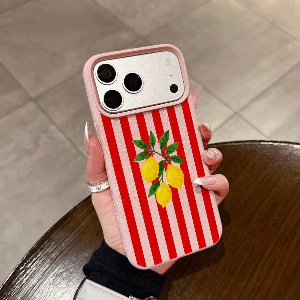 Orange Gestreifte Zitronen-Han – Phone Cases Orange Bewertung und Preis