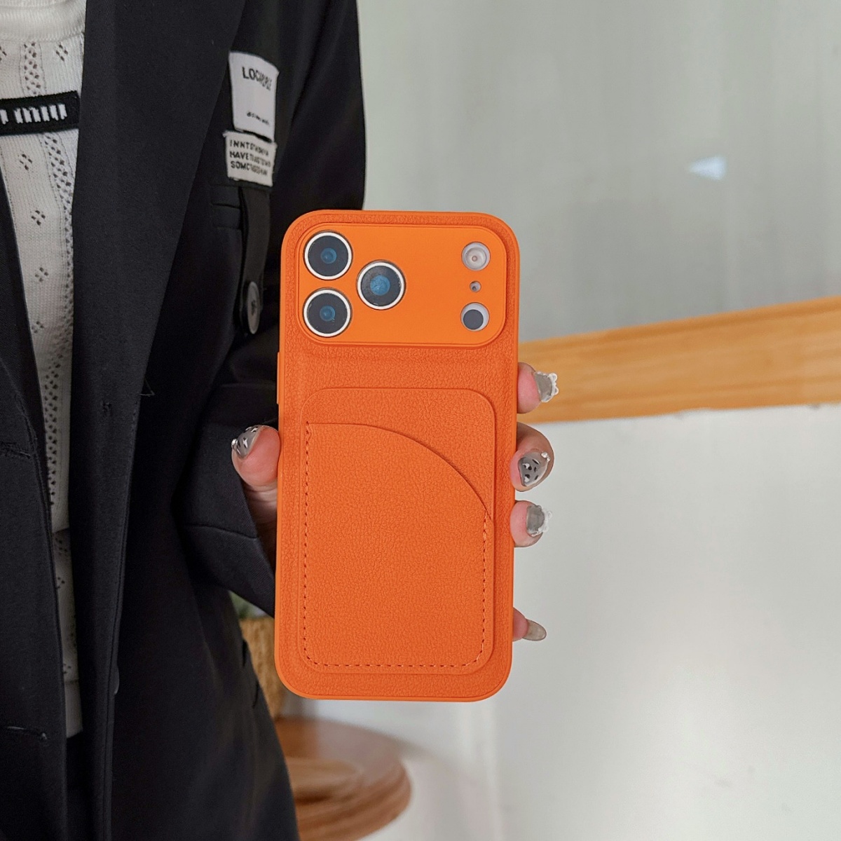 Leder Orange Farbe Kartenhalte – Phone Cases Orange Bewertung und Preis
