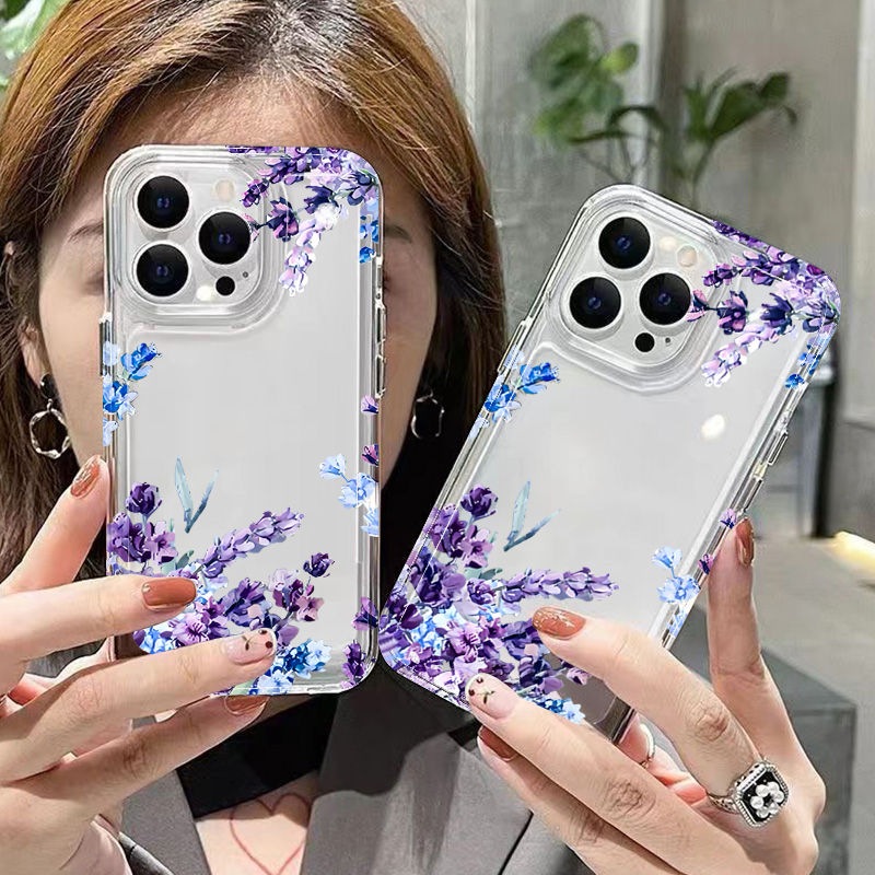 Lila Blumen-Handyhülle für Xia – Phone Cases Purple Bewertung und Preis